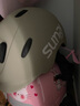 SUNRIMOON森瑞梦儿童头盔3-6-12岁自行车男女孩夏季滑板车学生骑行安全帽 卡其色 尾灯款 实拍图