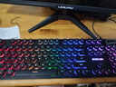 前行者（EWEADN） GX330机械手感键盘鼠标套装朋克有线游戏电脑笔记本办公无线蓝牙键鼠三件套 黑色彩虹光【朋克版】+电竞宏鼠标+游戏耳机 实拍图