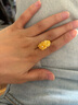 福来岛黄金戒指女时尚古法金首饰足金婚戒手饰满庭芳培育钻戒指 工费：1167元 9.53克-16号 实拍图