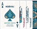 万全高端个性PVC塑料扑克牌大地之母盖亚扑克直销高档棋牌酒店10副装 盖亚湖蓝1副 实拍图