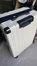 卡帝乐鳄鱼行李箱女拉杆箱新款旅行箱学生大容量男耐用结实密码箱皮箱子 云海白【防撞包角+坚固箱体】 26英寸 较大尺寸-单人出行7-10天 实拍图