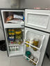 荣事达（Royalstar）【一级能效】荣事达小冰箱家用小型办公室租房宿舍节能省电迷你冰箱 家用冰箱双门冰箱省电冰箱 86A158 银色 一级能效(高93cm) 实拍图