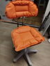 榛名匠吧台椅现代简约高椅子旋转前台收银升降家用高脚凳靠背轻奢酒吧椅 橘橙色【双层靠坐】轻音万向轮 实拍图