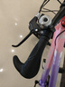 凤凰山地自行车男女变速山地车碟刹青少年儿童自行车学生单车 星际 粉紫【铝架】7速+后座车灯+三刀 20寸【适合125-160cm】 实拍图