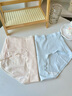 草本初色妇炎洁纯棉内裤女款秋冬季7A抗菌吸汗女生三角裤短裤 薄荷绿+缎光肤+海盐蓝 XL 【121-140斤】 【妇炎洁联名款】 实拍图