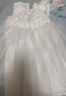 戴维贝拉（DAVE＆BELLA）童装女童连衣裙儿童裙子夏装女洛丽塔公主裙女孩宝宝礼服 白色 120 cm（建议身高110-120cm） 实拍图