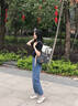 MYD双肩包女2024新款女士背包大容量书包大学生女旅行包电脑包妈咪包 （M）葵瓜子 Sunflower Seeds 实拍图