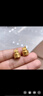 中国珠宝（Sino gem）黄金生日快乐蛋糕1g纯足金摆件投资金七夕情人节礼物送女友老婆 生日蛋糕约2.2g+品牌礼盒 实拍图
