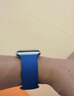 Apple/苹果 Watch Series 10 智能手表GPS+蜂窝款42毫米银色铝金属表壳丹宁色运动型表带S/M MWXJ3CH/B 实拍图