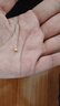金小貅转运珠黄金串珠配件999足金金珠硬金古法配珠光面隔珠圆形散珠 0.2g,4mm古法-1颗-【重版】 实拍图