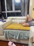 李记花果山沙发垫夏季凉垫麻将凉席沙发坐垫麻将块凉席竹席防滑垫贵妃可定制 窄边糯米色【双牛筋+防滑底】 70*165cm 实拍图