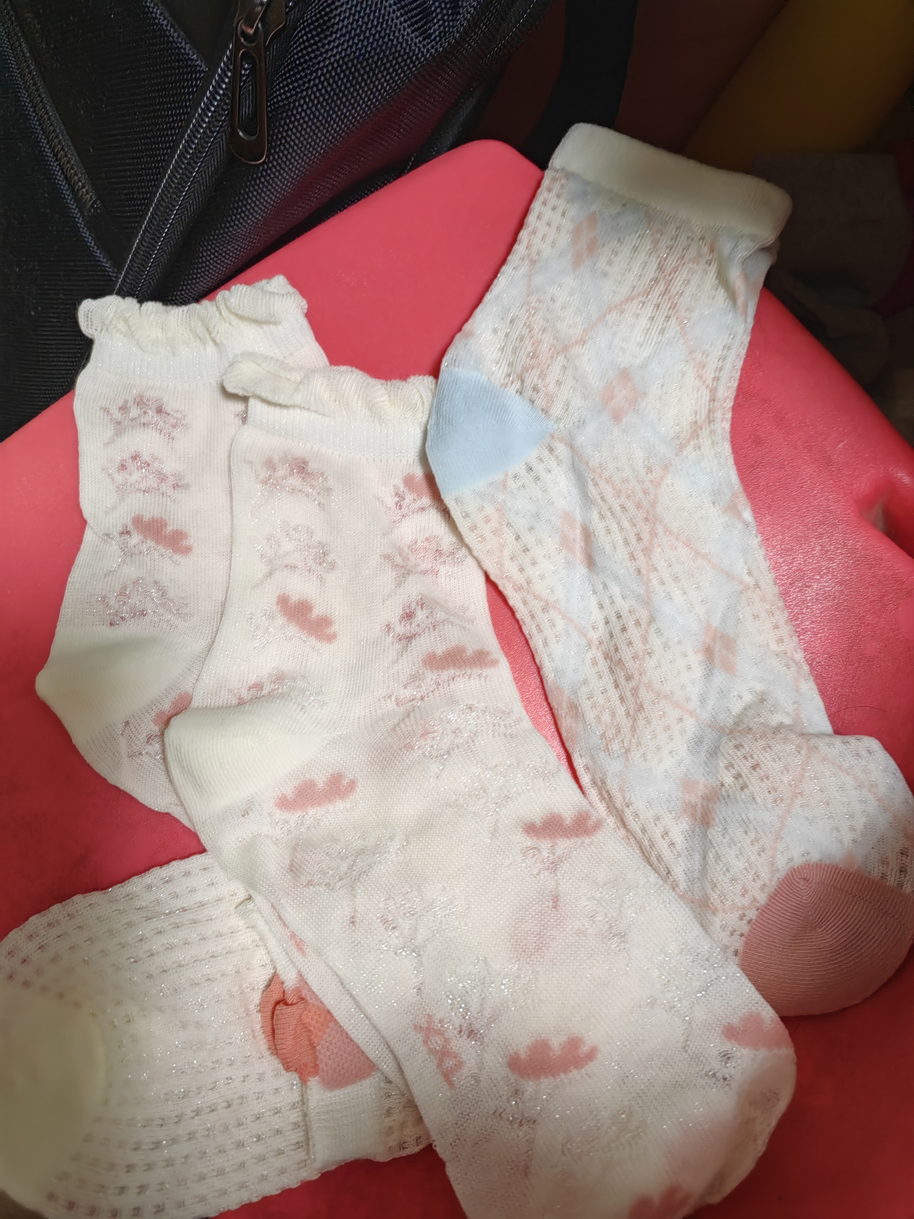 棉奇熊儿童袜子夏季薄款棉袜童袜女孩宝宝男童夏袜女宝女童春夏网眼短袜 实拍图