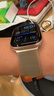 Apple/苹果 Watch Series 10 智能手表GPS款46毫米玫瑰金色铝金属表壳淡桃粉色运动型表带S/M MX293CH/B 实拍图