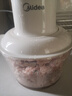 美的（Midea）绞肉机家用绞馅机 碎肉机 电动多功能料理搅拌机饺子肉馅辅食机 蒜蓉机 搅肉机JC001约2L 实拍图