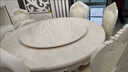 银拱门欧式大理石餐桌椅组合实木餐桌家用圆形简欧小户型法式圆桌带转盘 1.5米 大理石圆桌+6把椅子 实拍图