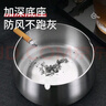 广意加厚不锈钢烟灰缸防风飞灰创意个性家用办公室特大号烟灰缸GY7559 实拍图
