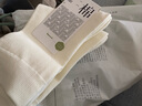 棉竹屋袜子女款纯棉中筒袜秋冬季保暖棉袜防臭吸汗女士加厚月子长筒袜 组合九（2白色+3奶白） 均码 35-39码【100%棉/7A抗菌】 实拍图