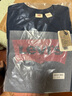 Levi's李维斯情侣美式宽松印花时尚简约舒适潮流纯棉圆领短袖T恤 藏青色 002A0-0002 L 实拍图