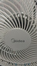 美的（Midea）【品质推荐】七叶轻音柔风电风扇/家用省电落地扇/台式电扇/广角摇头节能宿舍小型风扇 SAE35CA 实拍图