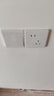 德力西（DELIXI）开关插座 CD815系列 10A斜五孔插座10只装 QSE86ZS/3*10 实拍图