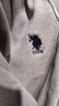 U.S. POLO ASSN.T恤男短袖男士纯棉t恤夏季白色小T恤休闲男打底衫父亲节 藏青 L 实拍图