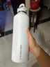 REVOMAX锐虎大容量保温保冷杯男女士学生户外运动军训水杯950ml-动感白 实拍图