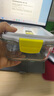 安买柏灵高硼硅耐热玻璃保鲜盒950ml 饭盒冰箱收纳盒餐盒S1852黄 实拍图