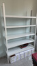 唐辑 书架书柜学生家用落地置物架铁艺图书架子白色五层120*30*183 实拍图