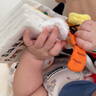 jollybaby尾巴布书早教婴儿撕不烂可啃咬玩具0-6个月宝宝手撕书-农场 实拍图