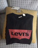 Levi's李维斯情侣美式宽松印花时尚简约舒适潮流纯棉圆领短袖T恤 黑色 002A0-0001 M 实拍图