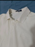 梦特娇（MONTAGUT）短袖polo衫男夏季100%纯棉时尚凉感透气中青年T恤 轻柔白 2XL/54  实拍图