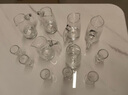 CLITON金箔高档水晶白酒杯分酒器礼盒套装一口杯二两小酒杯烈酒杯6杯6壶 实拍图