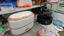 志高（CHIGO）电热饭盒加热饭盒 2L可插电上班族加热便携式保温便当盒热饭神器 【配4个304钢碗】QF-FH05双层 实拍图