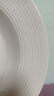 8.75英寸高颜值螺纹草帽盘纯白陶瓷餐盘简约家用意面盘子菜盘汤盘 8.75英寸螺纹草帽盘 2个装 实拍图