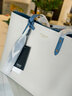 古梵缇（GUFANTI）托特大包包女包 时尚百搭大容量大学生电脑包生日礼物送老婆女友 米白拼蓝 实拍图