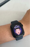 Apple/苹果 Watch Series 10 智能手表GPS+蜂窝款46毫米亮黑色铝金属表壳黑色运动型表带M/L MWYK3CH/B 实拍图