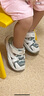 基诺浦（ginoble）学步鞋25年夏季男女宝宝舒适透气凉鞋沙滩鞋GW1741亮白/橄榄绿 实拍图