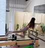 爱梦鸟（Aimengniao）瑜伽服套装女2026夏季新款运动套装女美背防震文胸普拉提紧身裤女 套装香芋紫+紫色 M （选码参考胸围腰围） 实拍图