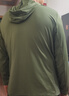 骆驼（CAMEL）冰感速干原纱防晒衣服男防紫外线薄外套 J15BA8L6013 湖茶绿 XXL 实拍图