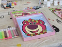 迪士尼（Disney）沙画儿童益智DIY沙画套装 涂色绘画幼儿创意玩具 草莓熊A60112-T1 实拍图