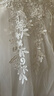 安妮优儿六一儿童节表演服装演出服女童蓬蓬裙舞蹈服小学生礼服 白色 160 实拍图