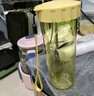 特百惠（Tupperware）莹彩430ML塑料杯男女士学生夏季运动水杯子户外便携大容量 香草黄 实拍图