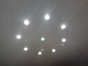雷士（NVC） LED射灯嵌入式天花灯走廊过道筒灯防眩小山丘洗墙射灯窄边无主灯 【全光谱/可调角】风华Ra98-9W暖白 实拍图