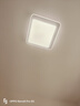 雷士（NVC）吸顶灯语音智控护眼卧室灯具高显奶油风灯具白悠然包安装方灯 实拍图