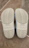卡骆驰crocs洞洞鞋贝雅卡骆班轻便耐磨一脚蹬休闲鞋|205089 冬日白/彩色-1LI 37 /38(230mm) 实拍图