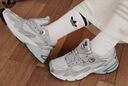 adidas 贝果鞋 ASTIR经典复古厚底增高老爹鞋男女阿迪达斯三叶草   白/灰   37 实拍图