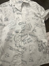 森马（Semir）短袖衬衫男复古条纹衬衣2025夏季外套肌理感109325104203 实拍图
