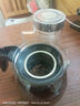 茶壶茶水分离玻璃耐热泡茶壶绿把套装 一壶四杯 黑把单壶1只 实拍图