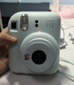 富士（FUJIFILM） instax mini12立拍立得一次成像相机 3英寸相纸一次成像旅游相机 MINI 12 薄荷绿 实拍图