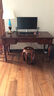 卡万利（KAWANLI） 美式书桌椅 实木书桌书柜组合乡村简约电脑桌台式家用写字台全实木 【全实木白蜡木1.4米书桌）胡桃色 实拍图